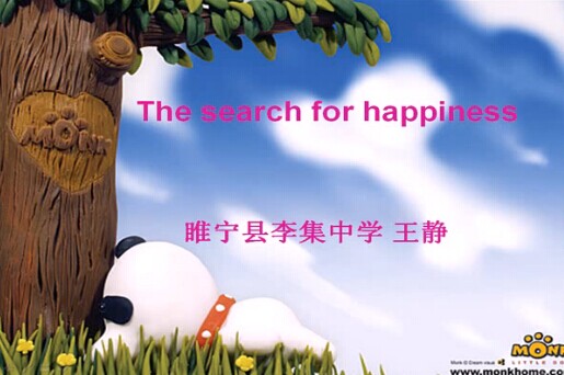 点击观看《The Secret for Happiness》