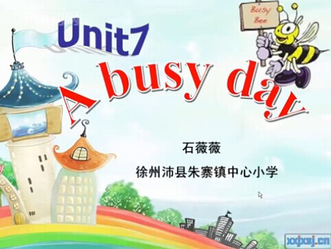 点击观看《5B Unit7 A busy day Part A》