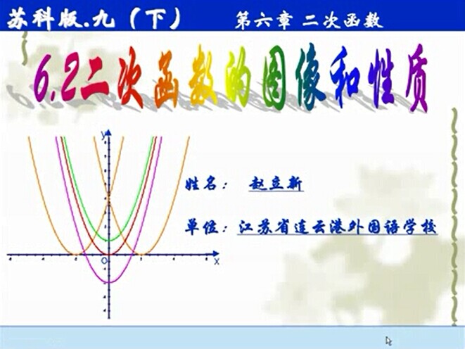 二次函数的图像和性质